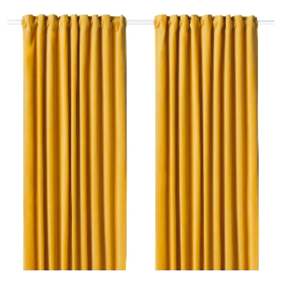 NWOT IKEA Velvet Curtain